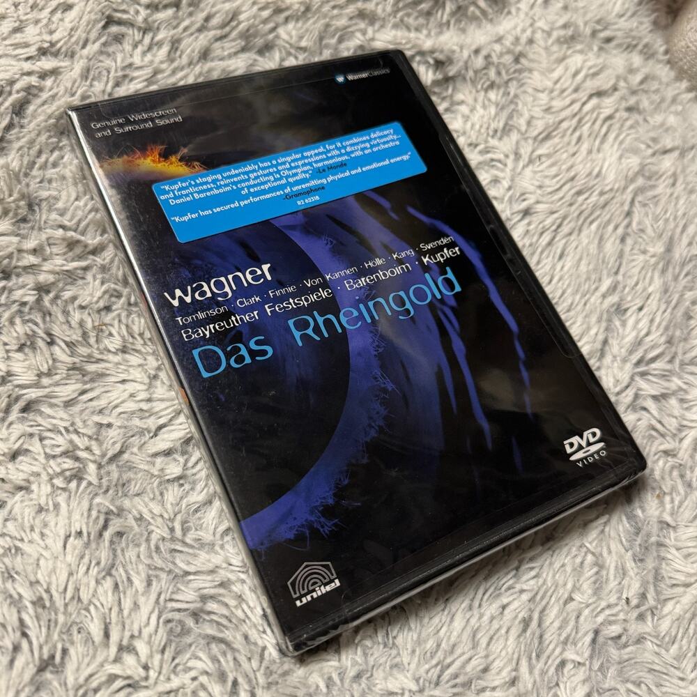 Richard Wagner Das Rheingold 1991 Live Show DVD Daniel Barenboim NEW SEALED